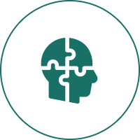 Mental health and puzzle concept