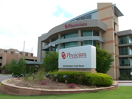 Physicians Regional Medical Center building with clear signage.
